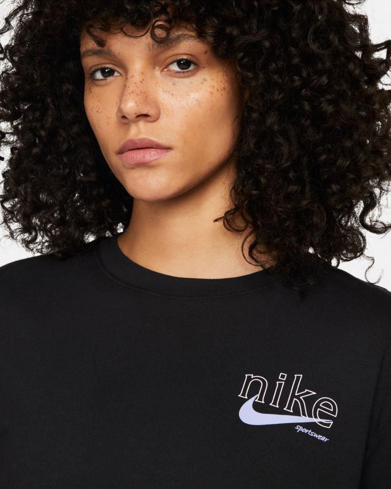 T-shirt Nike Sportswear Essential Bleu Marine pour femme