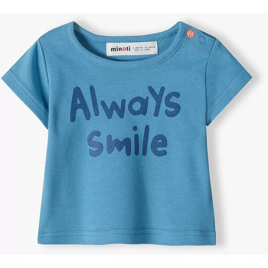 MINOTI 2er-Pack T-Shirts AquamarinWeiß