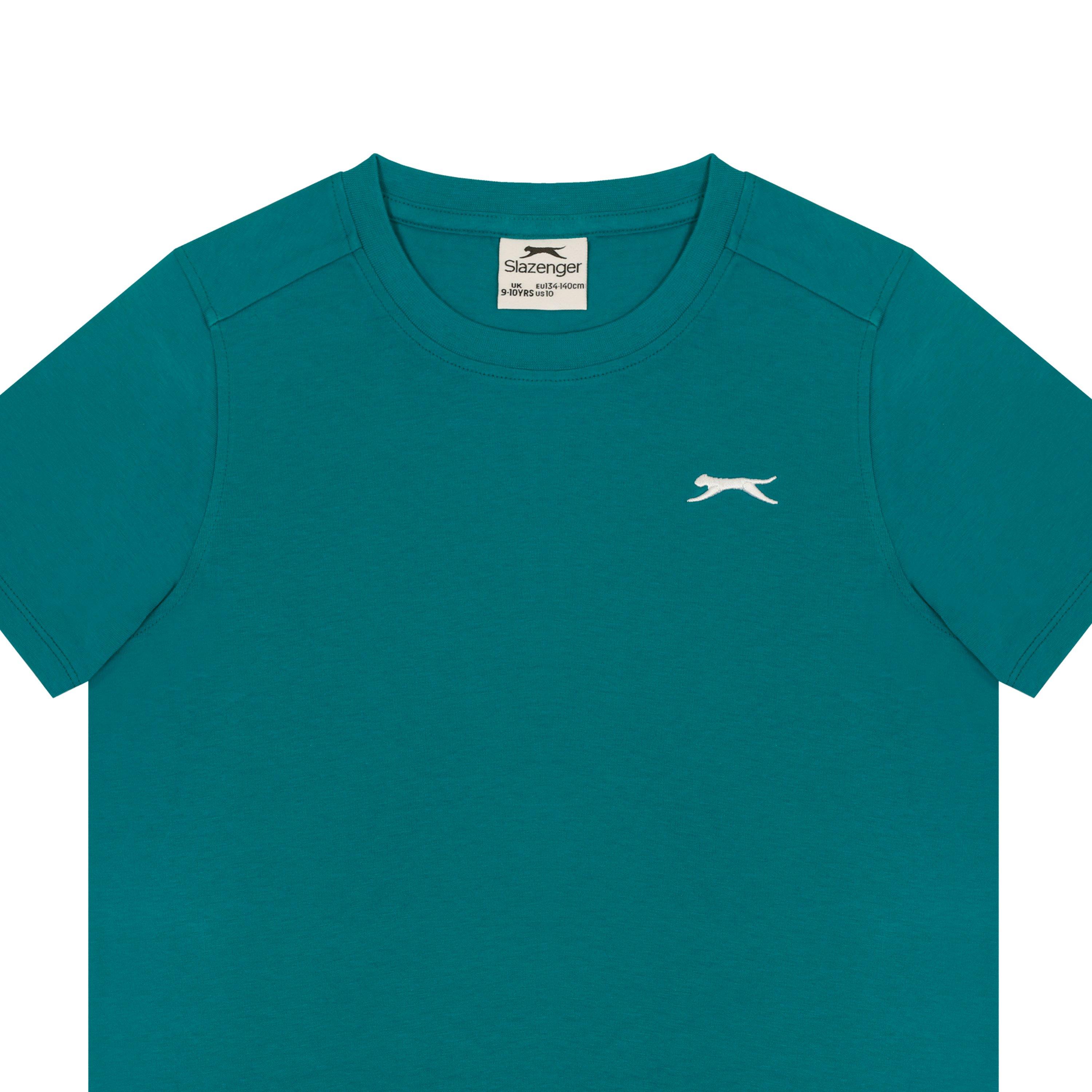 Slazenger Junior Boys Plain Tee shirt