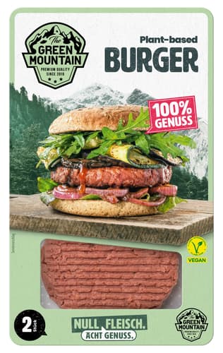 The Green Mountain Burger VEGAN