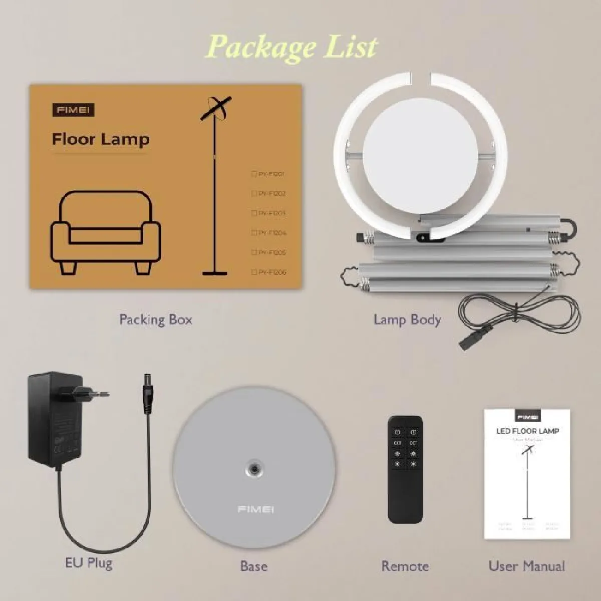 Fimei Lampadaire lumineux réglable