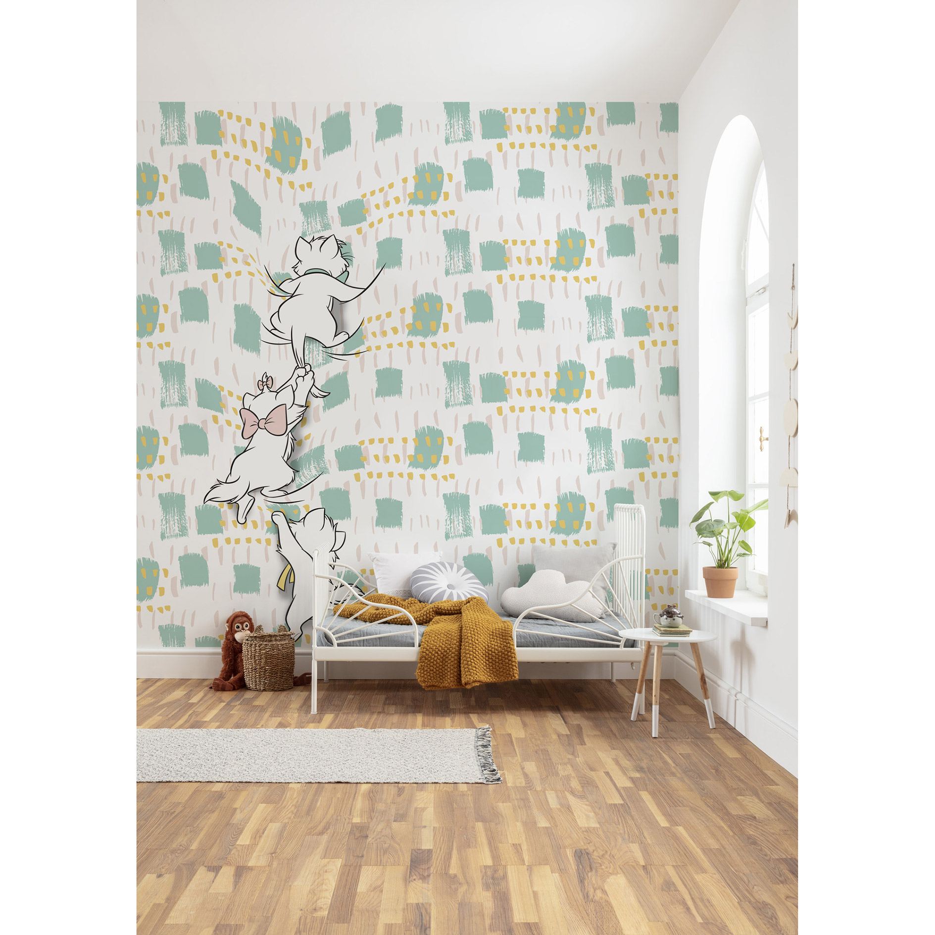 Vlies-Fototapete KITTY CLIMBERS - bunt - 250x280 cm