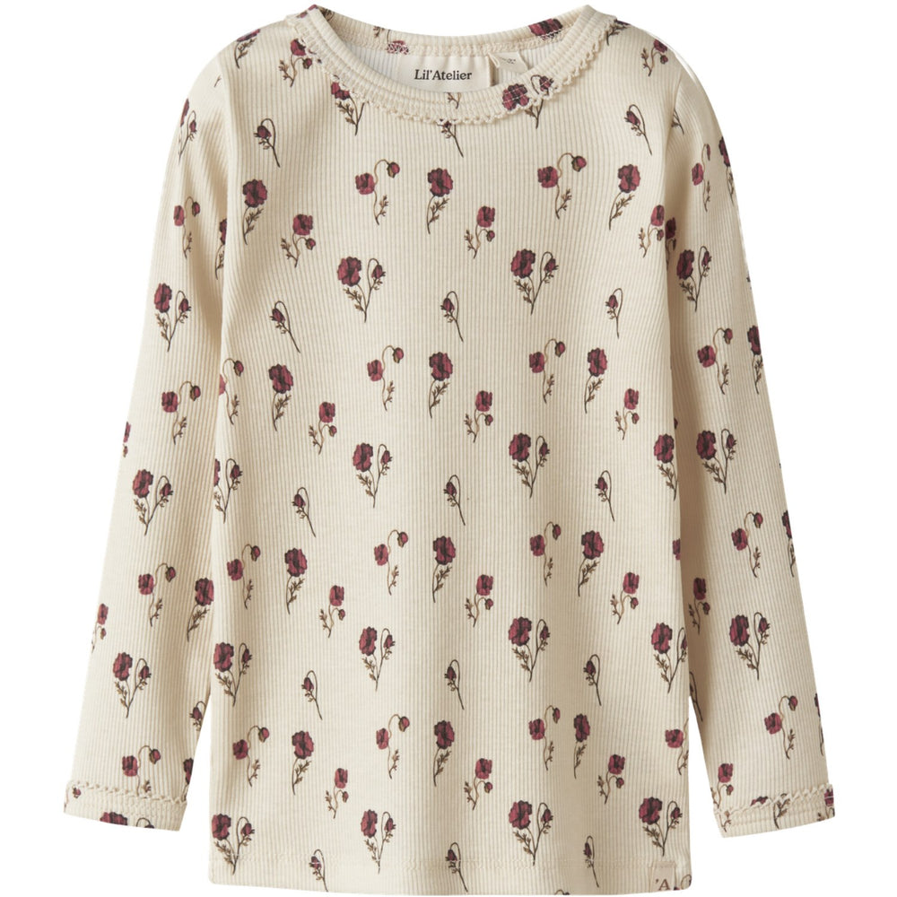 Køb Lil'Atelier Turtledove Nmflavo Egi Ls Slim Top Lil
