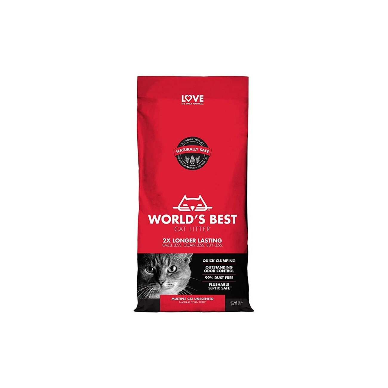 WORLD'S BEST Cat Litter Multiple 3,18 kg
