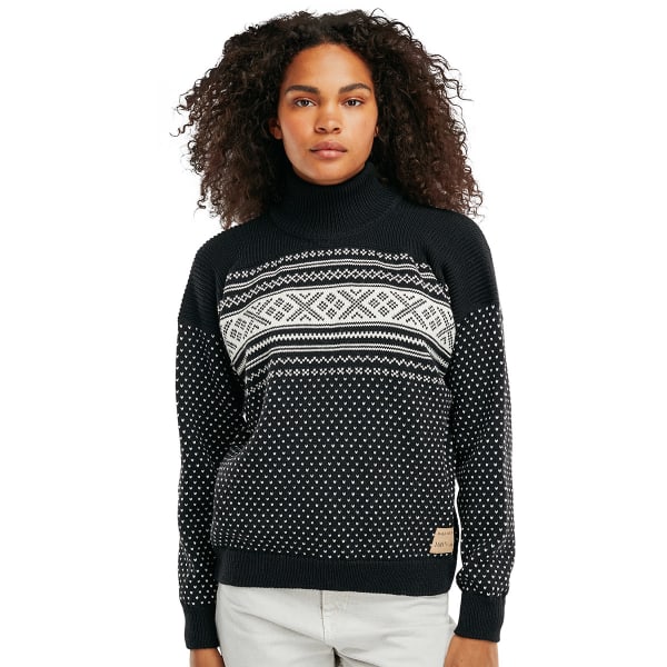 Pull DALE OF NORWAY VALLØY F SWEATER Black Off white
