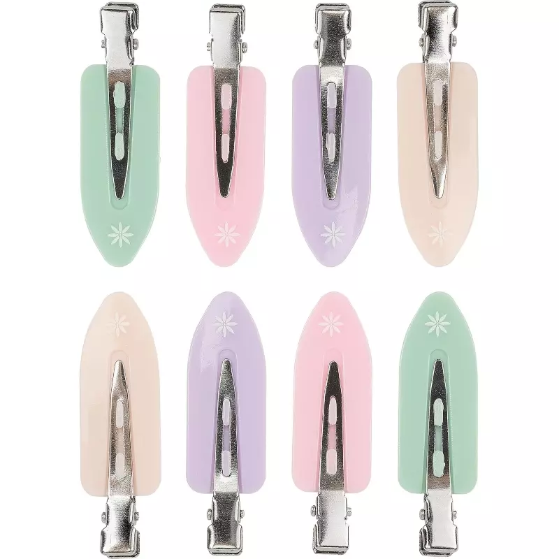 Brushworks Pastel No Crease Hair Clips 8 Pieces