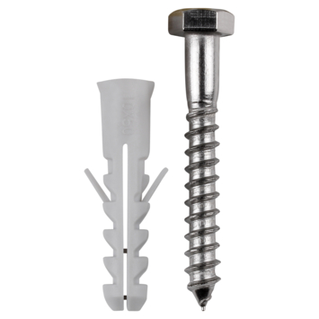 KARWEI Basisplug 10x50mm hdb 8x60mm RVS 4ST