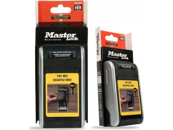 Master Lock Nøkkelboks med kombinasjonslås for permanent veggmontering