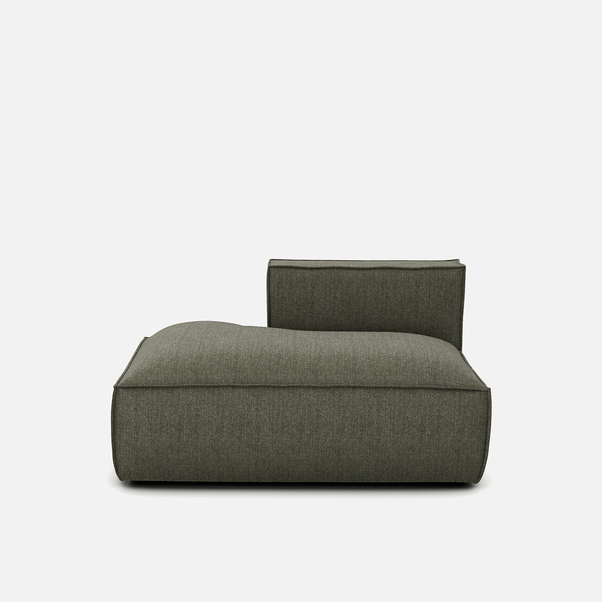 LA REDOUTE INTERIEURS<br>Sofá lounge texturizado, esquerdo, Seven