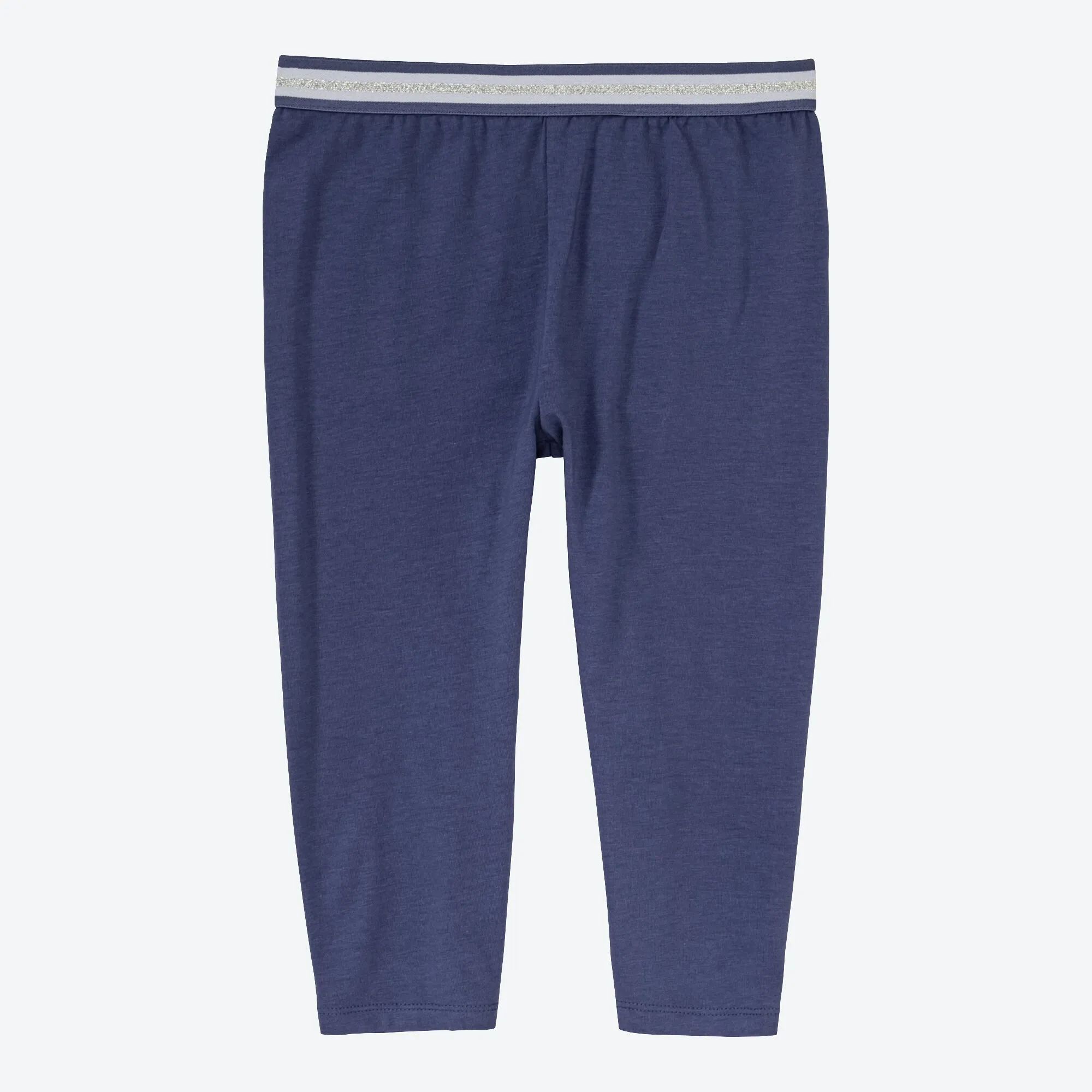 Kinder-Mädchen-Caprihose mit Kontrastbund