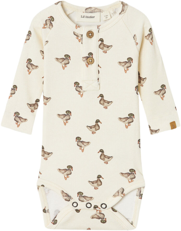 Lil' Atelier NBMGAVO ELO LS SLIM BODY LIL Turtledove/duck