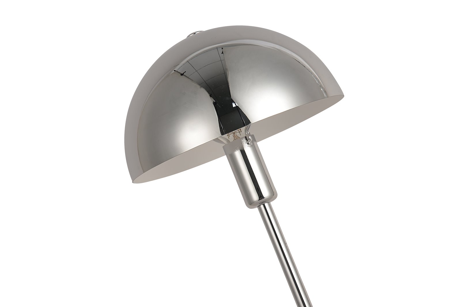 Vilde bordlampe Krom høyde 43cm med ledning og bryter Maks LED 6W E14