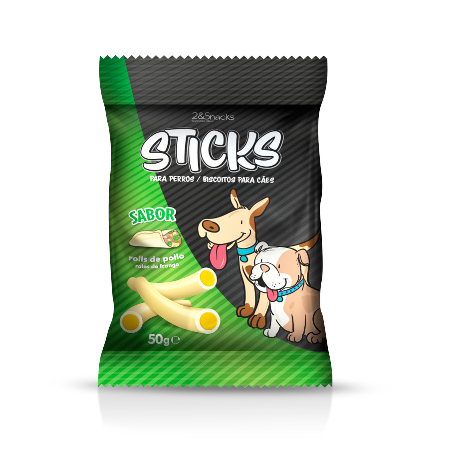 Palitos de Frango 2&Snacks para Cães