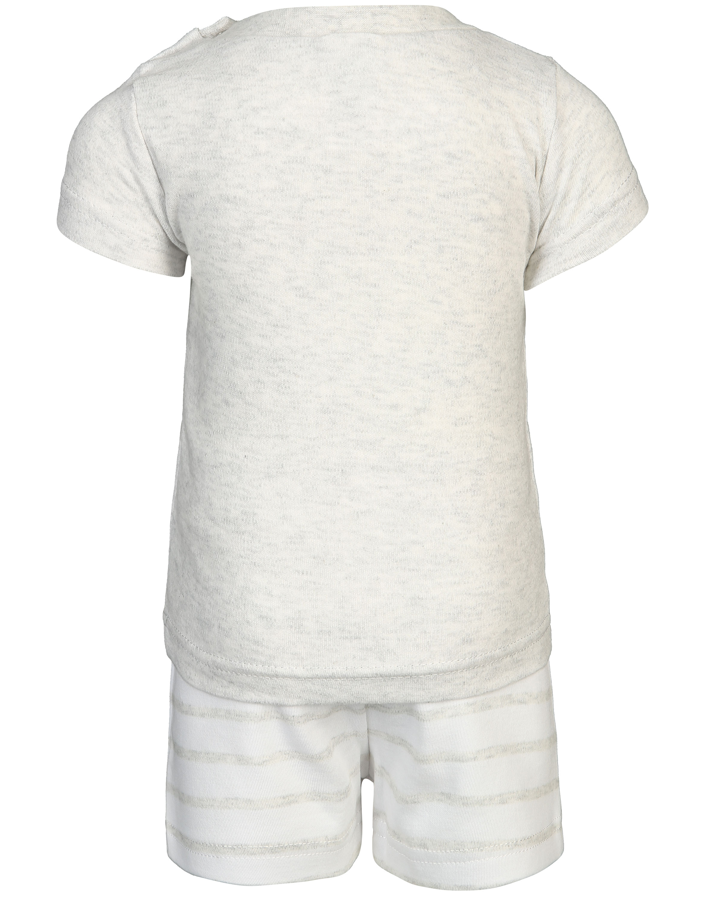 T-Shirt LÖWE mit Shorts in hellgrau