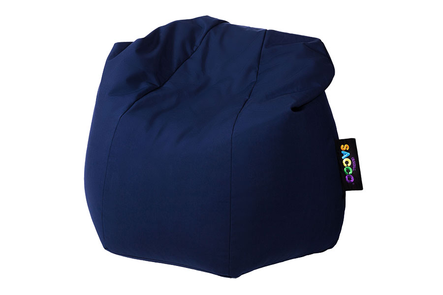 Saccosekk medium Mørkeblå softshell.