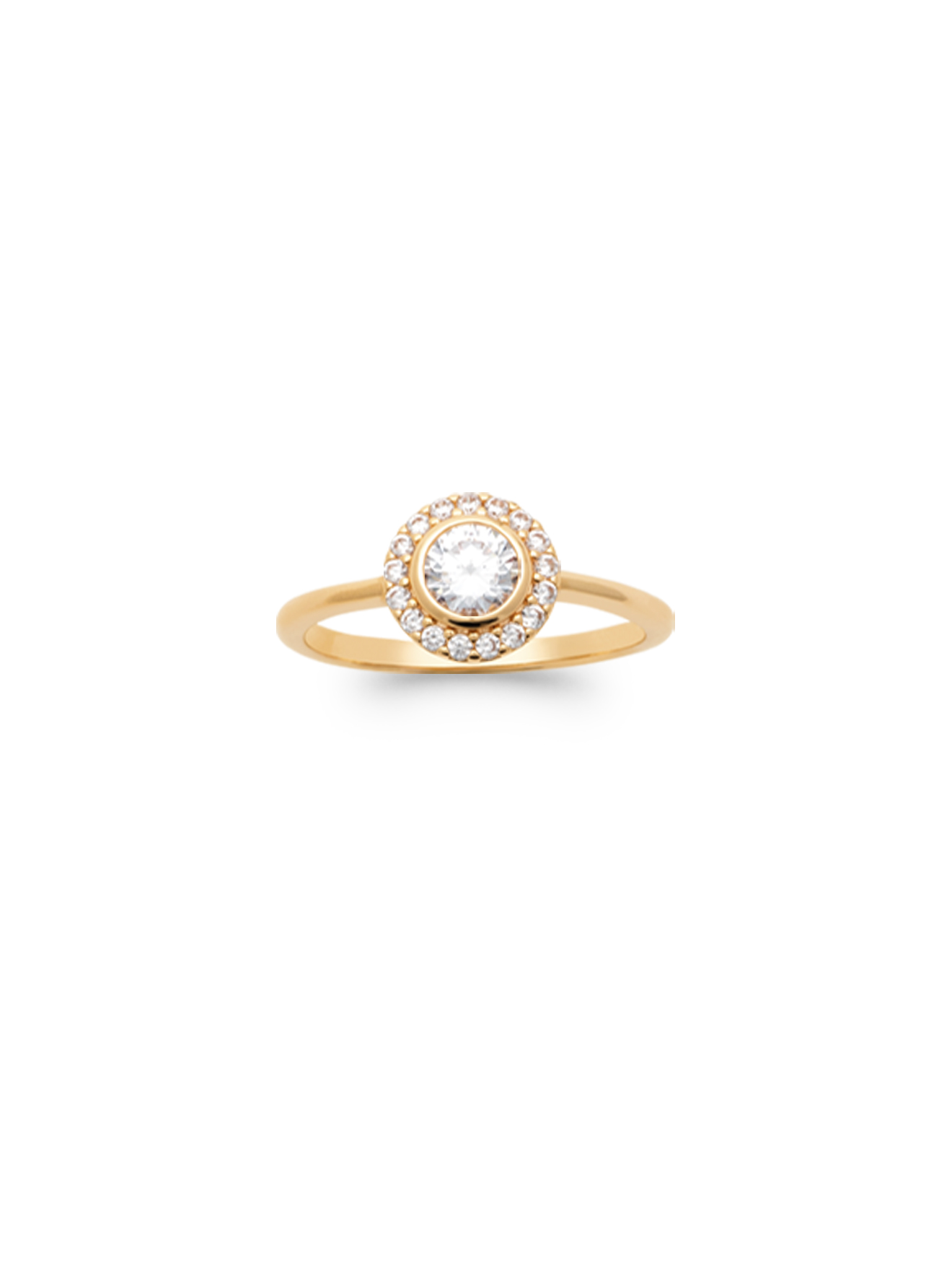 Bague zirconias blancs