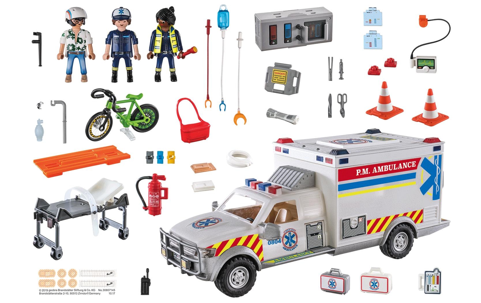 Playmobil® Spielbausteine »City Action Rettungs-Fahrzeug: US Ambulance 70936«