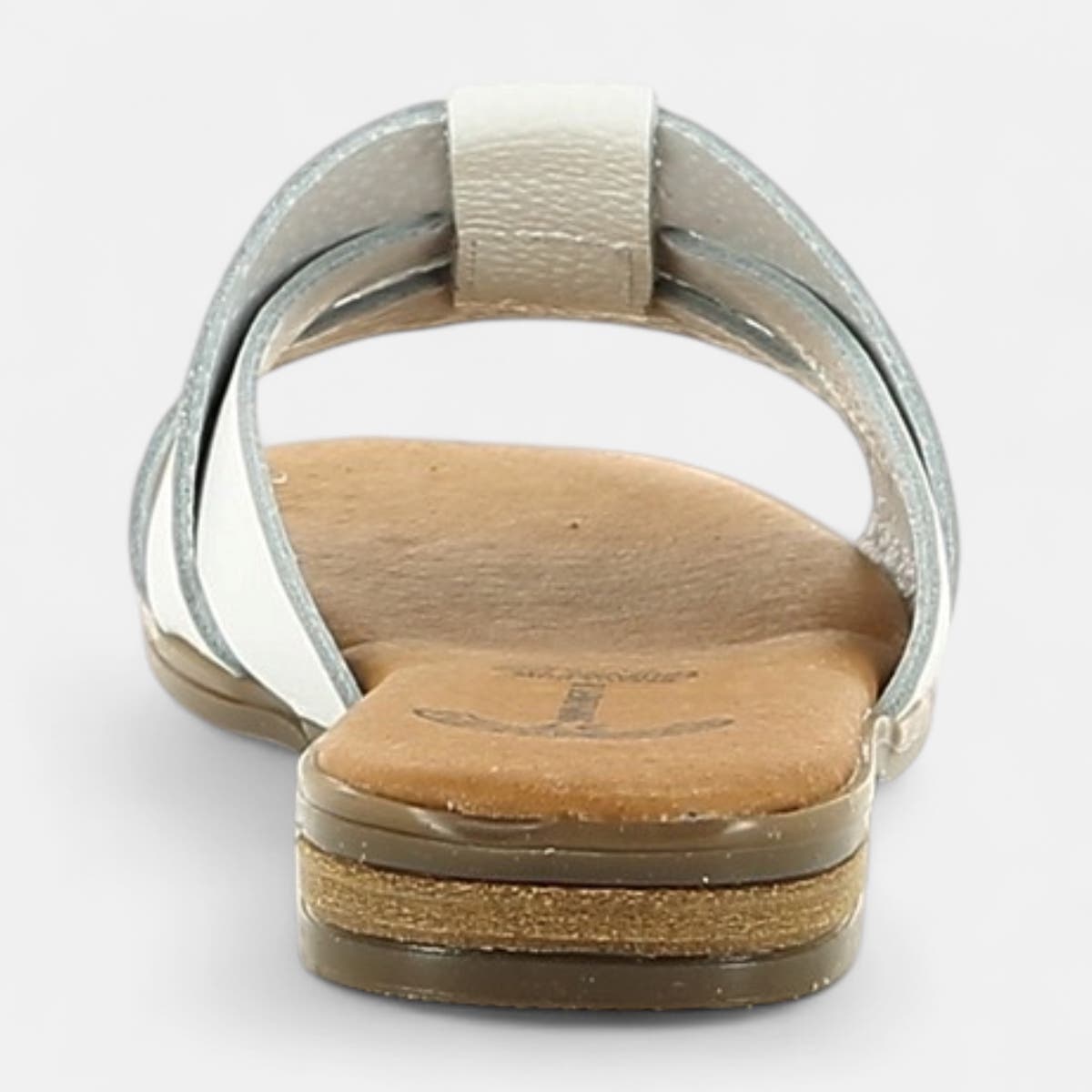 Mules Femme en cuir blanc