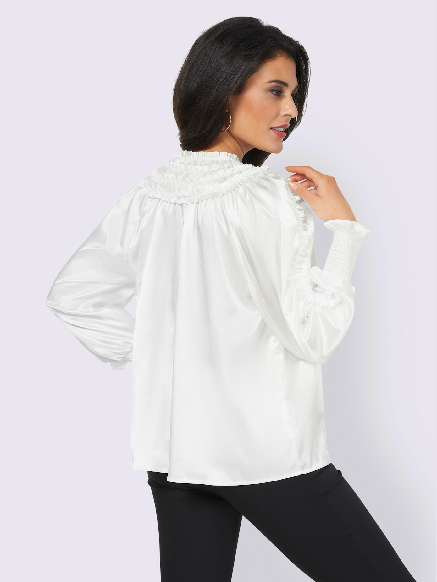 Chemisier qualité satin brillante