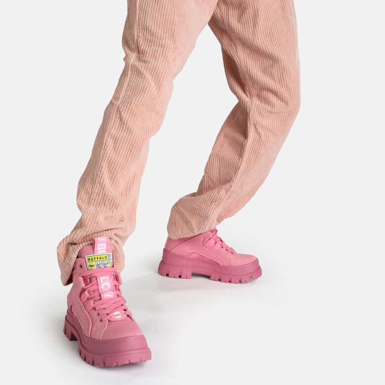 Aspha NC Mid bottines véganes, fuschia