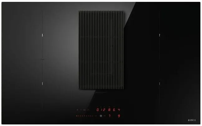 Elica NikolaTesla Prime S BL/F/83 - Induktionskogeplade med integreret emhætte - 830 mm. - Til Recirkulation