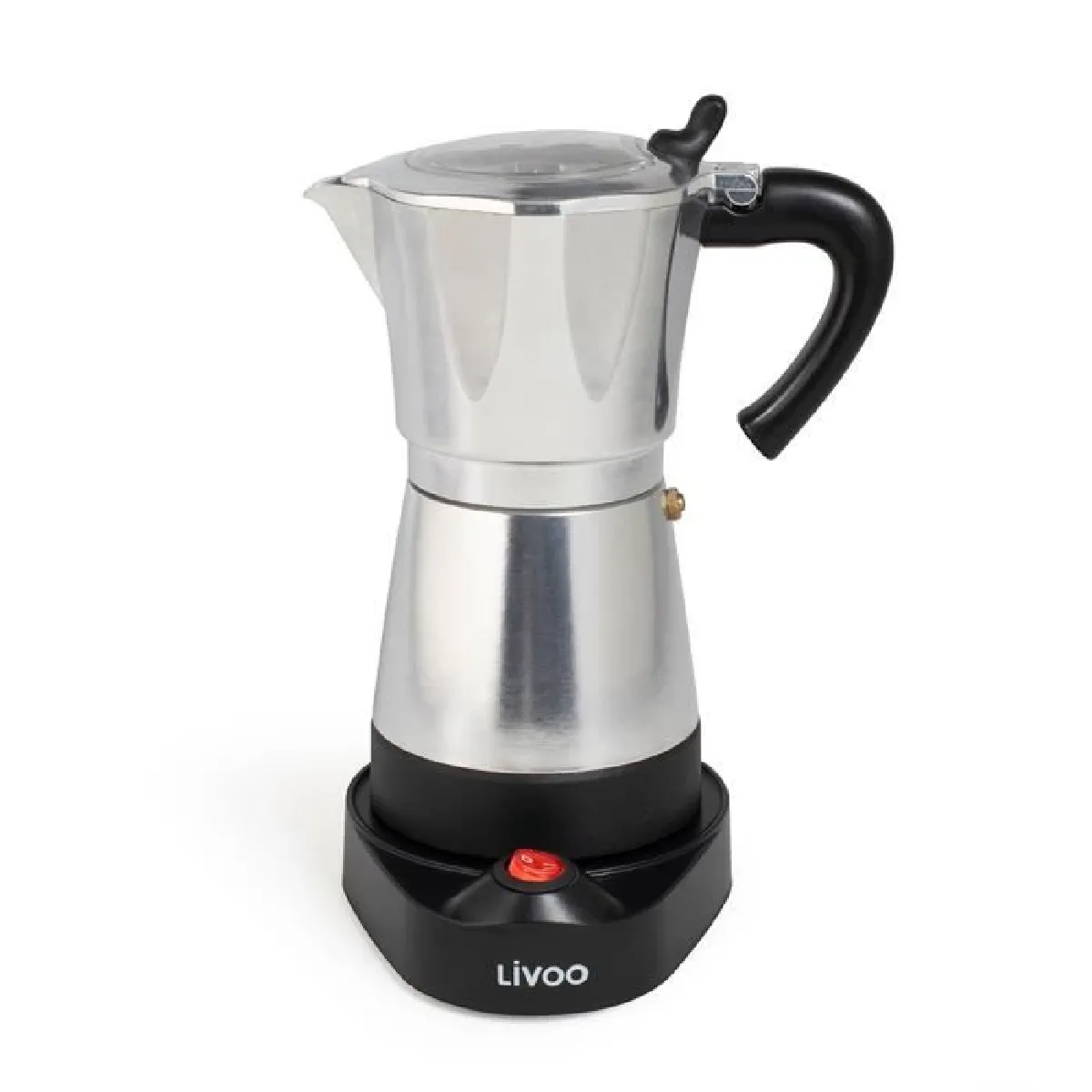 Livoo Cafetière italienne électrique - Grise
