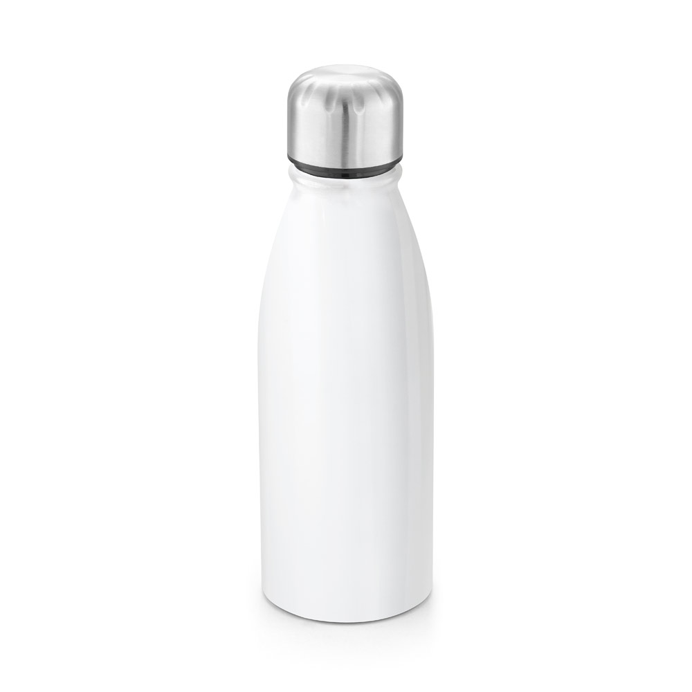 hi!dea 94957 - Bouteille en aluminium 500mL avec bouchon en acier inox à sublimation