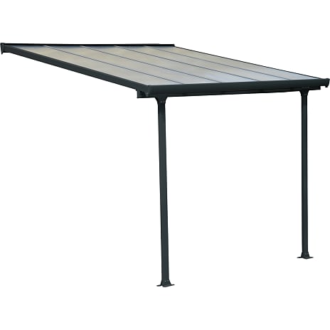 Palram - Canopia Feria terrasseoverdækning 9,0 m2 - antracit