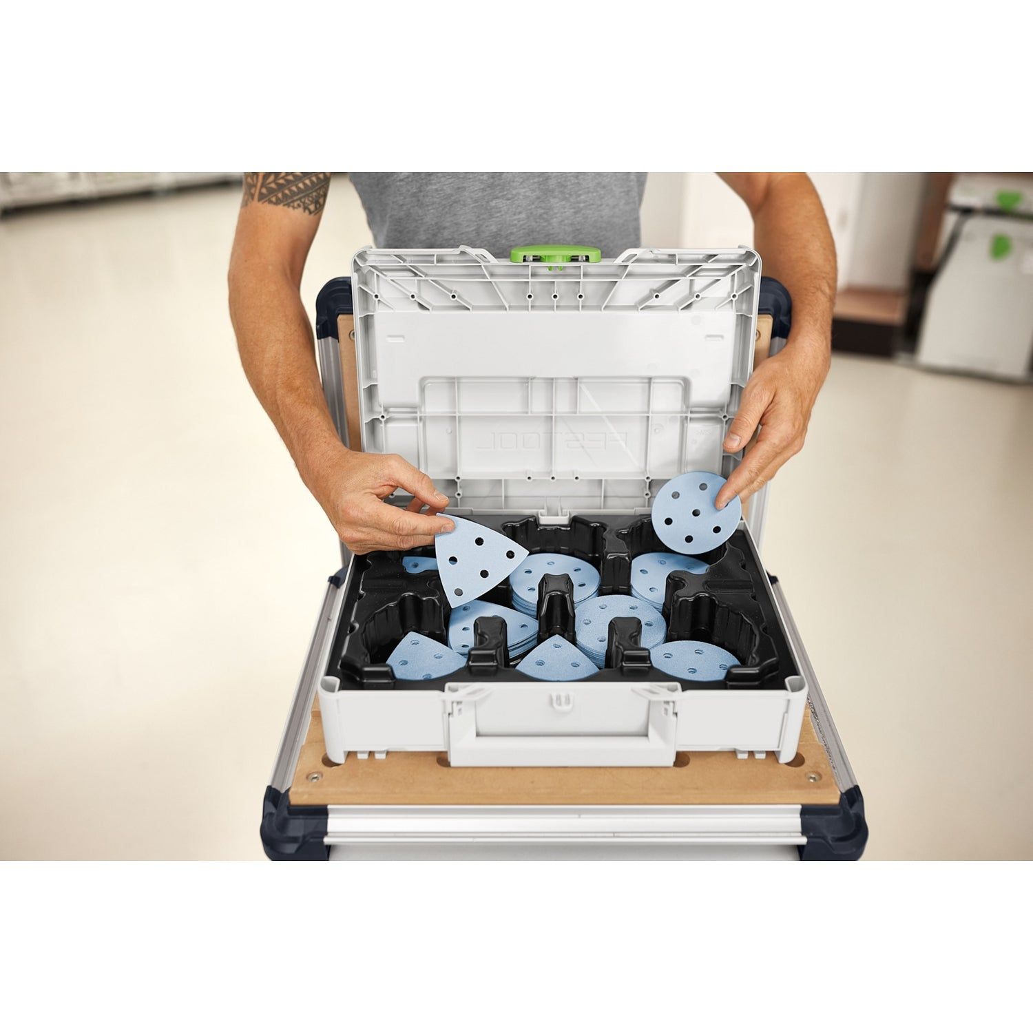 Festool SYS-STF D90/V93 GR-Set Schuurmateriaal in Systainer³ - 578196