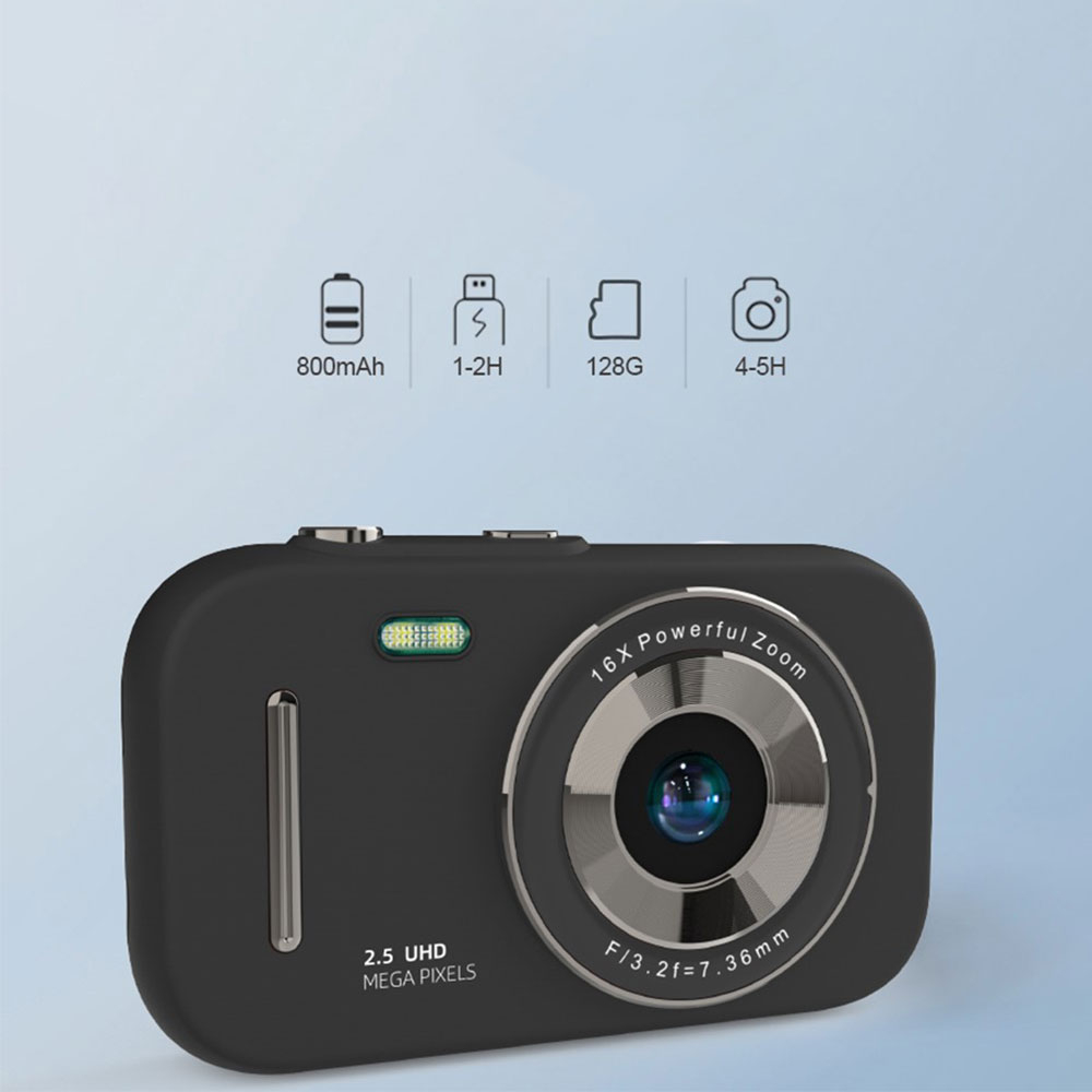 48MP Full-HD Kamera Fotoapparat Digitalkamera mit 16-fach Digital Zoom / 2.8