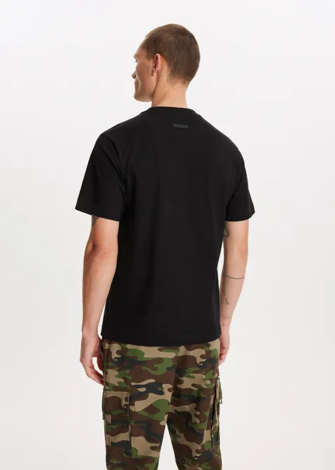Basic t-shirt zwart (ZWART)