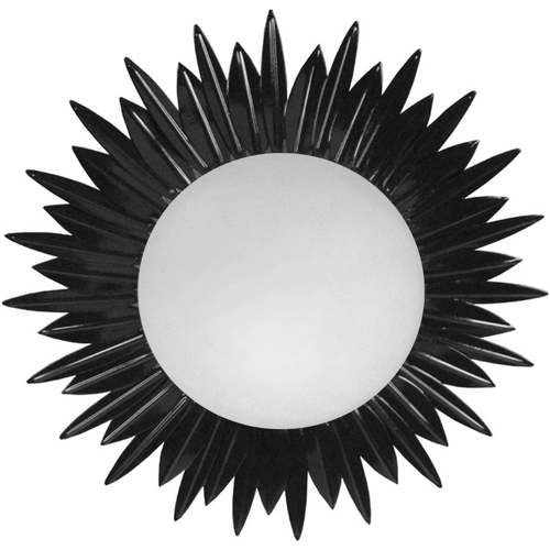 Tosel - Plafones redondo metal negro Negro