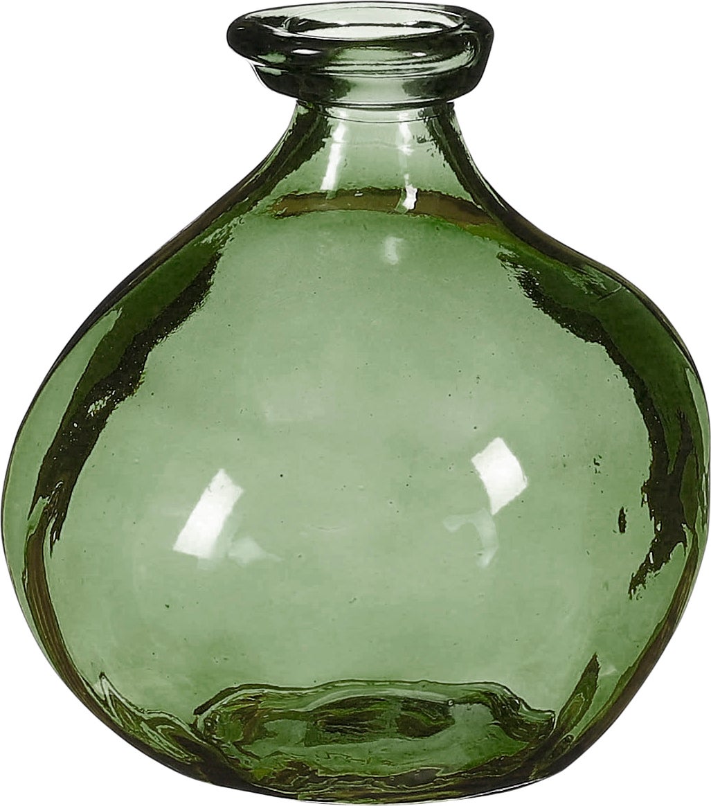 Mica Decorations vaas Organic groen D 16 H 18 cm