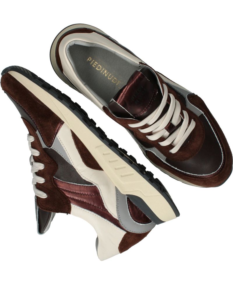 Piedi Nudi Sneakers Bruin Dames