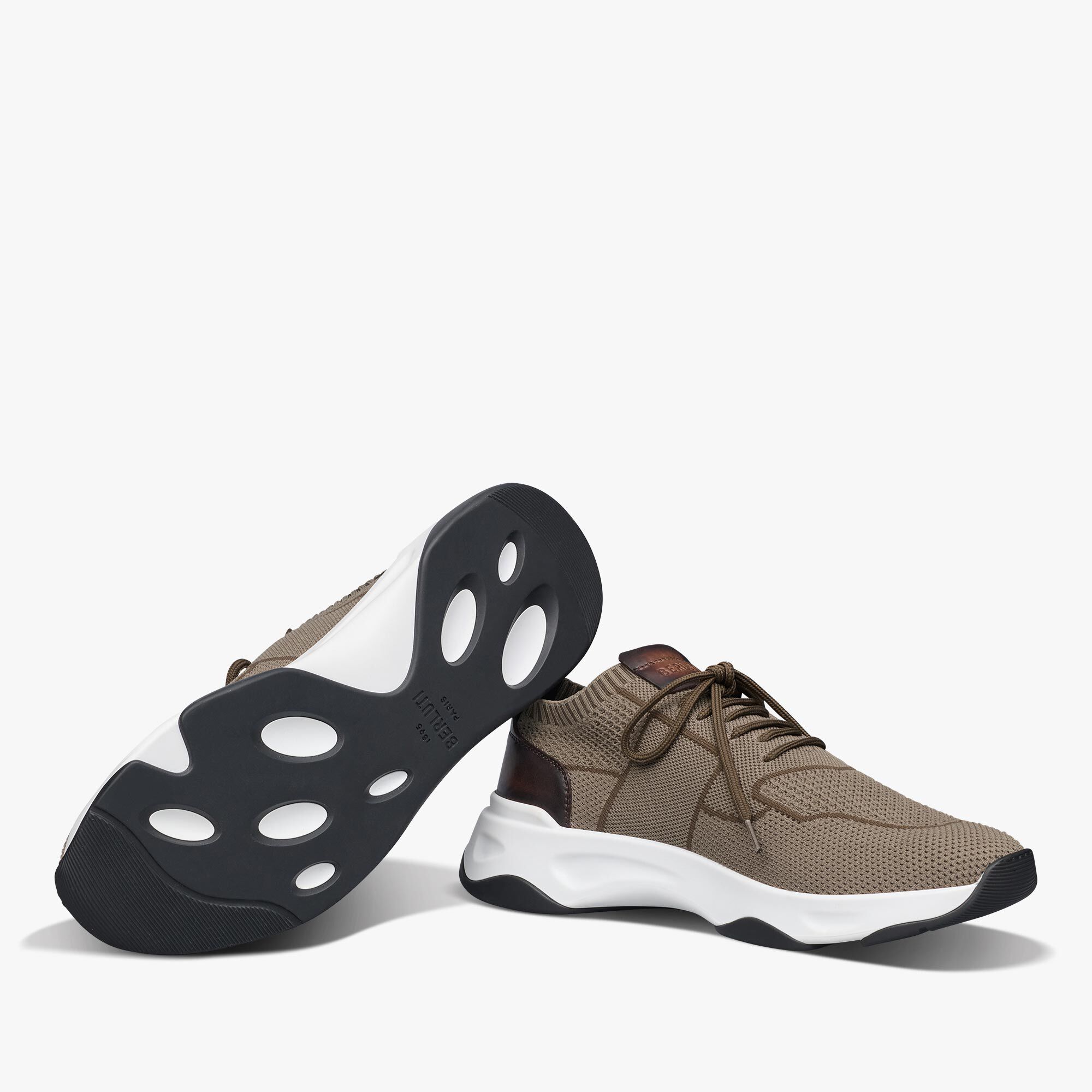 Sneaker Shadow En Maille Et Cuir