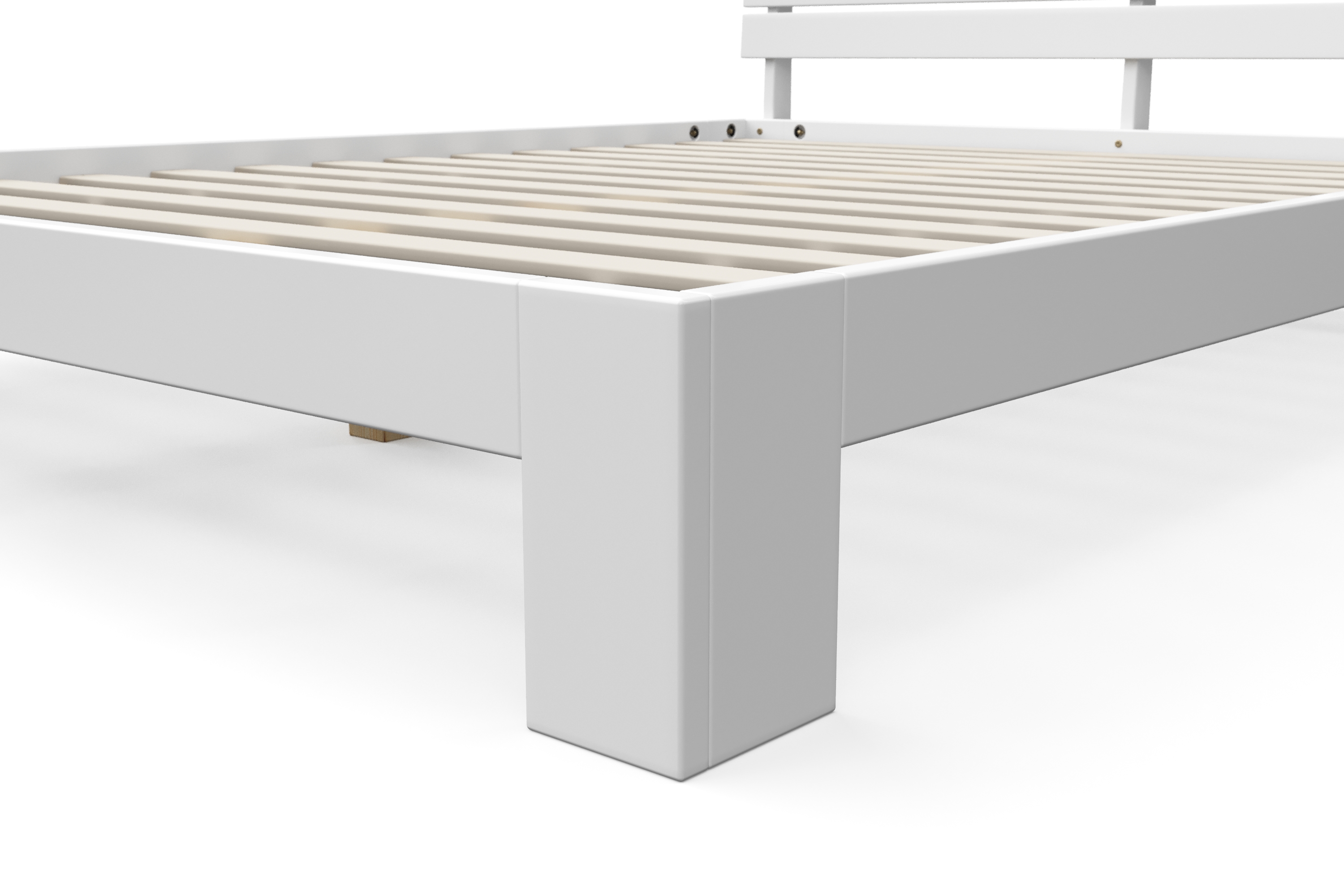 Bett Holz JAYDEN 160 x 200 cm weiss