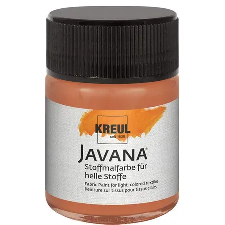 KREUL Javana Stoffmalfarbe für helle Stoffe Rost 50 ml