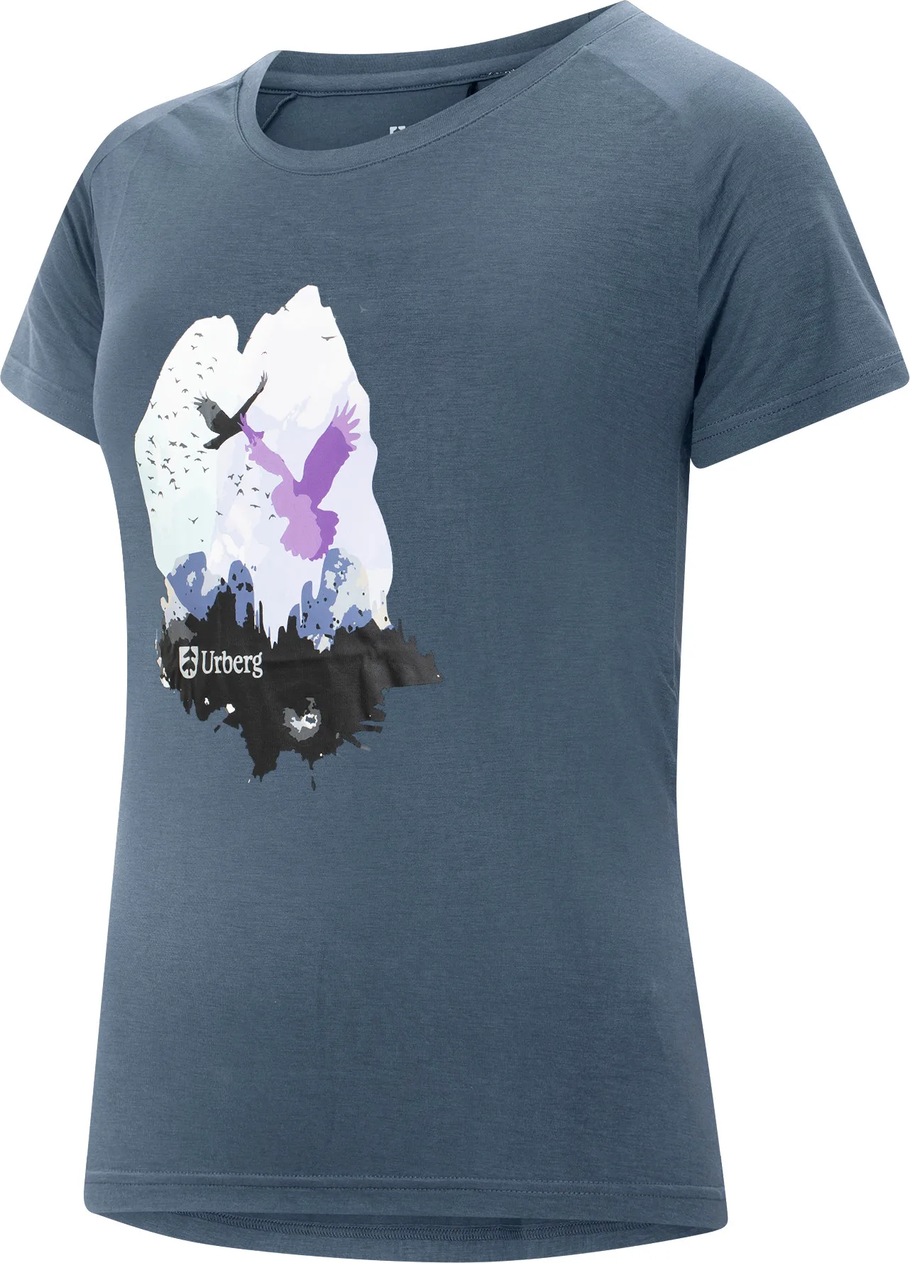 Urberg Women's Printed Tree Tee Midnight Navy