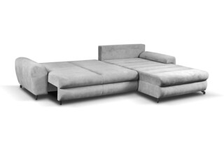 Ecksofa Yoko silbergrau
