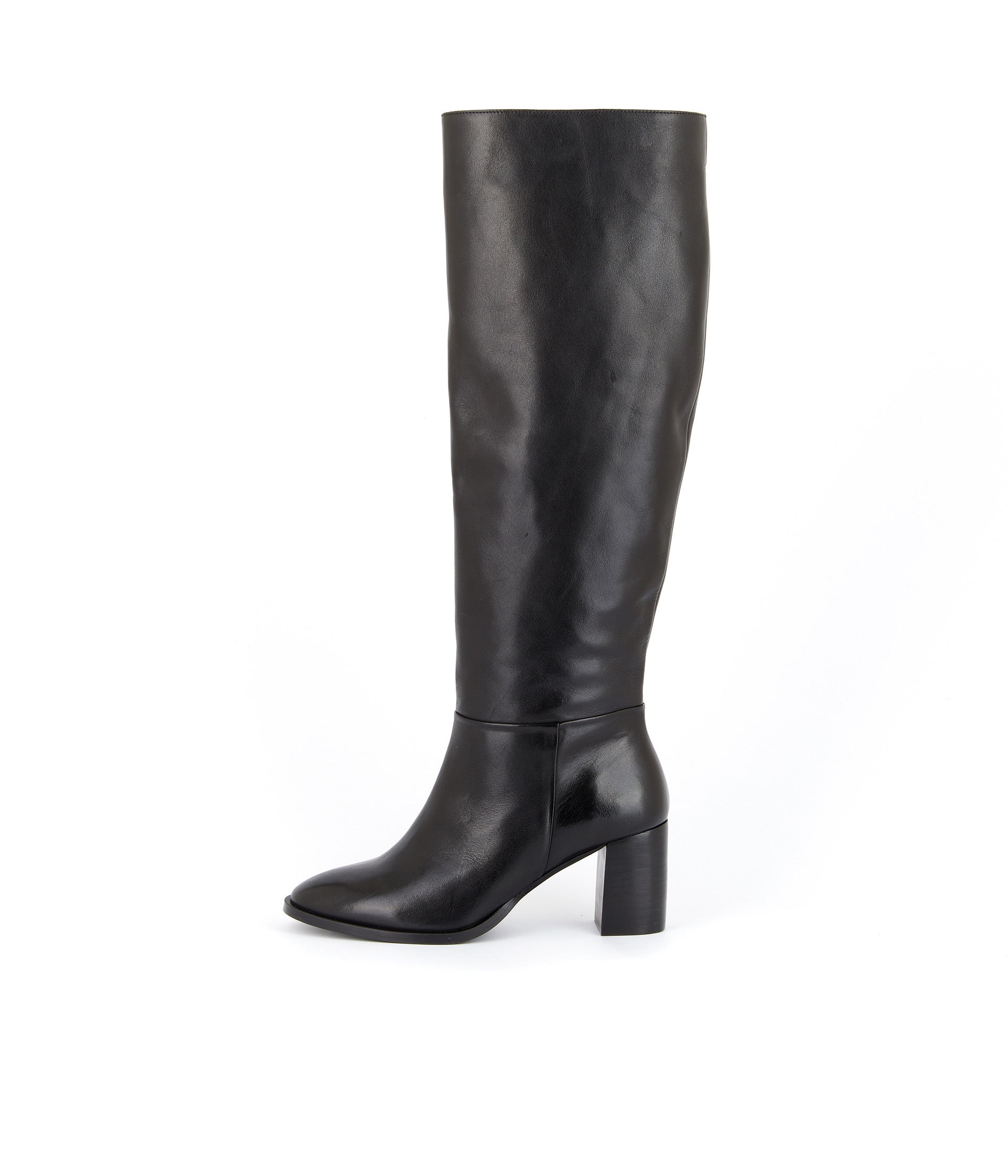 Cuissardes cuir noir Edwina