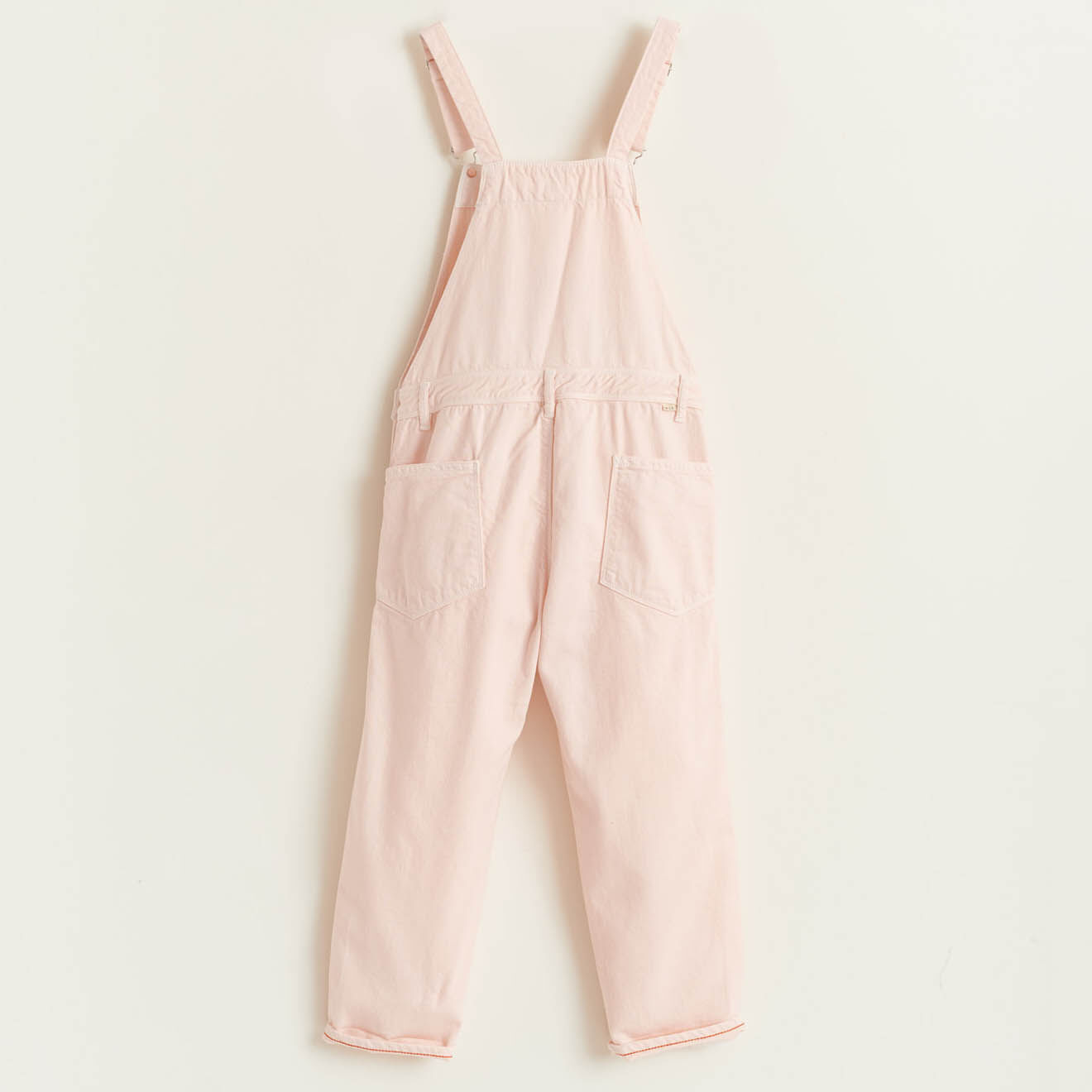 Bellerose Salopette en denim Pepino rose pâle