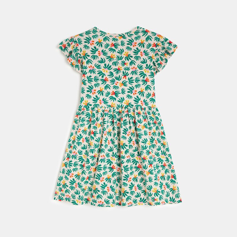 Robe bébé fille imprimés tropicaux rose Catimini Rose