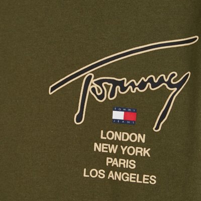 Tee-shirt à manches courtes homme Tjm Clsc Gold Signature TOMMY HILFIGER