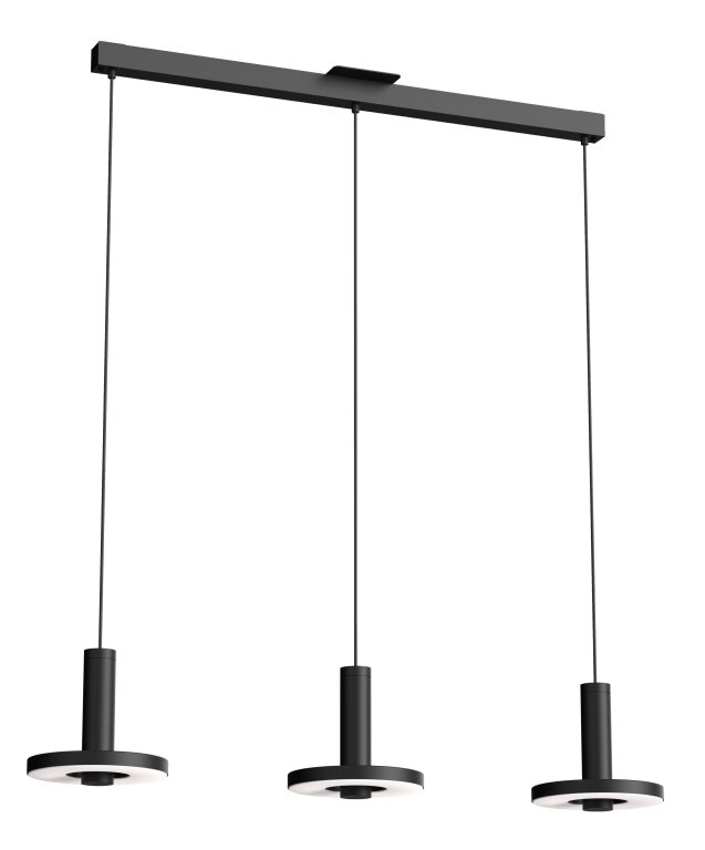 Tonone Beads 3 cluster hanglamp LED lineair zwart