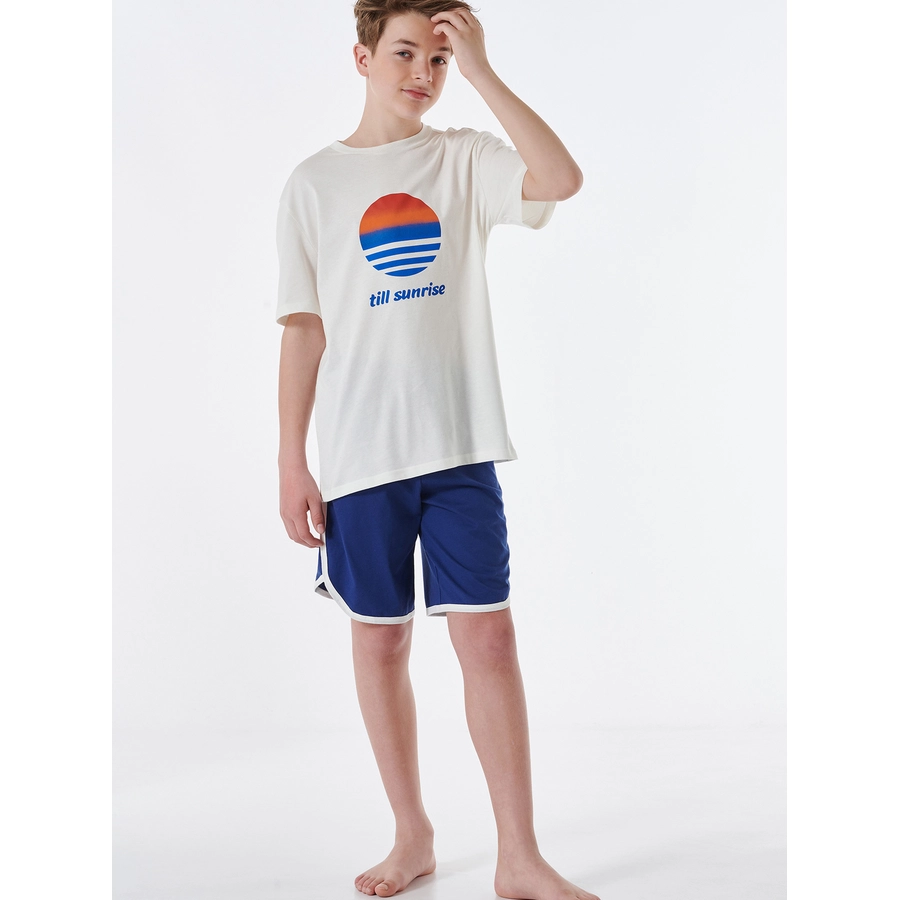 Schiesser Pyjama Organic Cotton off-white