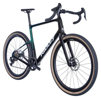 Vélo de Gravel Ridley Kanzo Adventure Shimano GRX Di2 11V 700 mm Vert Stellar Noir
