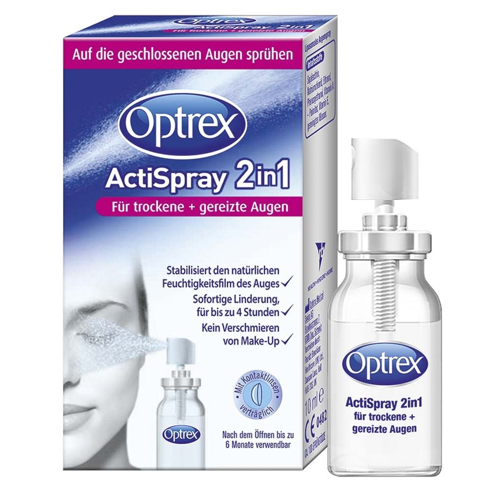 Optrex ActiSpray 2in1 Augenspray für trockene & gereizte Augen