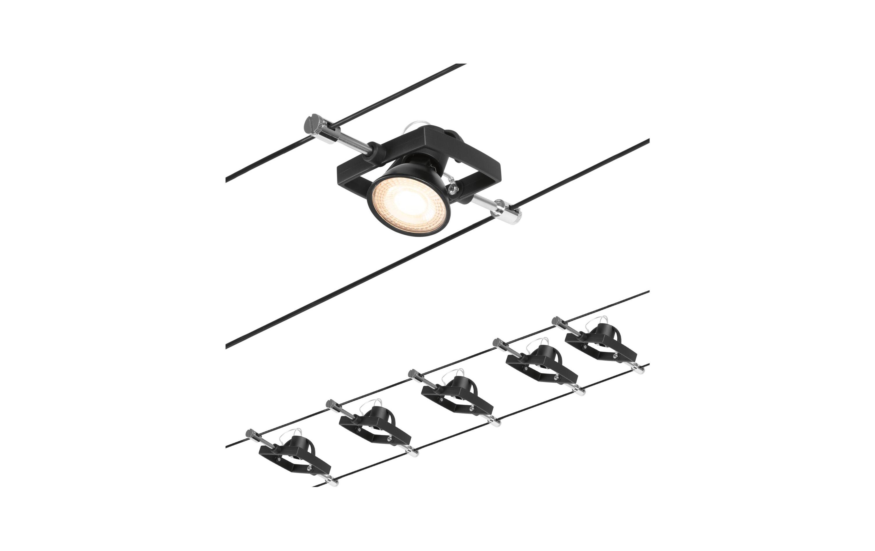 CorDuo Seilsystem Mac II Basisset GU5.3 max. 5 x 10 WSchienenlichtschranke