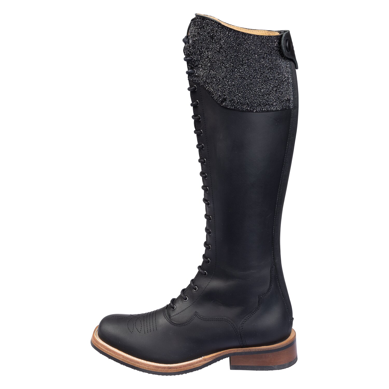 Passion 4Q Westernstiefel mit Schnürung  - black