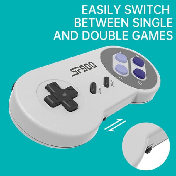 SF900 HD Game Stick Handheld Retro Game Console 4700 Games for SNES Controller spel stick